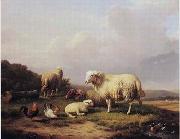 unknow artist Sheep 172 oil painting on canvas